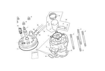 RUBBER TUBE CARBURATOR CYLINDER HEAD 50CC