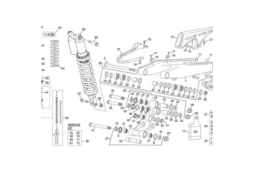 FORK LINK  END ASSEMBLY D14 EVO