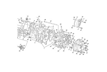 CRANCKASE SET 250/300 SE 2020 SPARE PARTS
