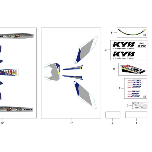 RIMS STICKER  KIT END 2021