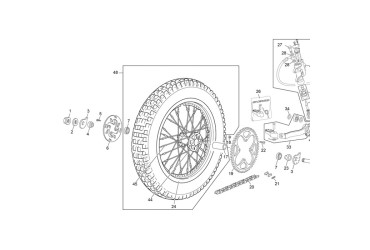 NIPLE L MINI 34.5X3.5 SIDE DISK RED