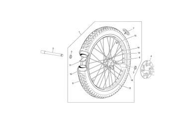 RIM RUBBER PROTECTION 21 RED