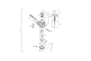 DIAFRAGM MIKUNI TY 125 4T