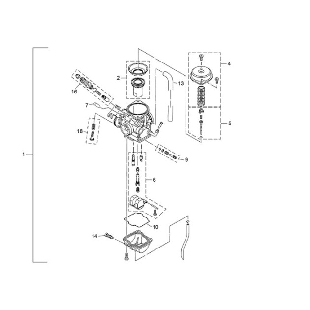 DIAFRAGM MIKUNI TY 125 4T