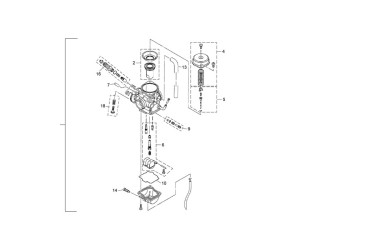 CAP SPRING CARBURETOR KIT TY 125 4T
