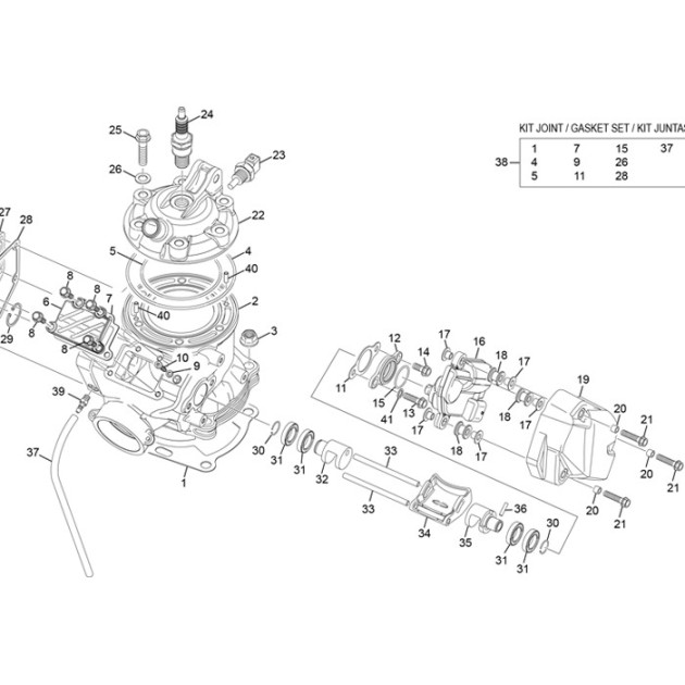 CYLINDER HEAD 300 SE EVO  MANGANESE