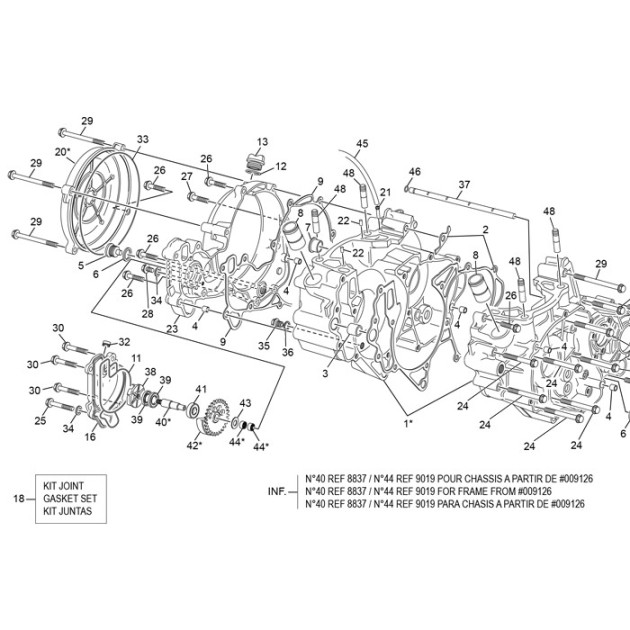 WATER PUMP NEEDLE  BEARING HN 0818 8.015-8.035