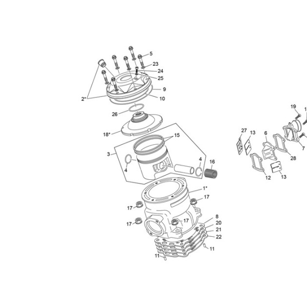 CYLINDER HEAD CHANBER 3.0 TR 21