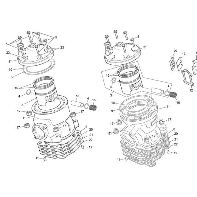CYLINDER HEAD 2.5 TR BLACK 21