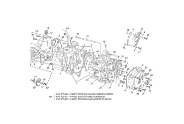 CRANCKASE SET 250/300 SE 2021 SPARE PARTS