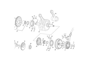 PIGNON CRANKSHAFT  450 SEF 22