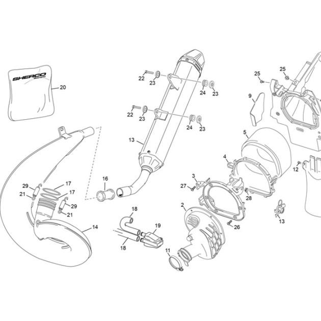 SILENCER END 250/300 SE FACTORY 24