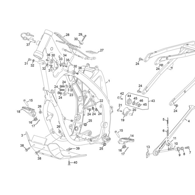 SKID PLATE PLASTIC  450/500 SEF 2025
