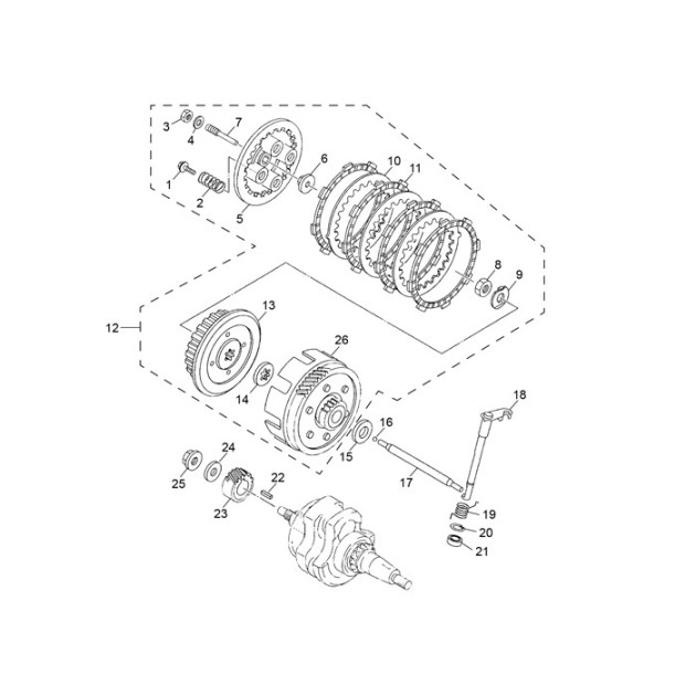 CLUTCH HUB