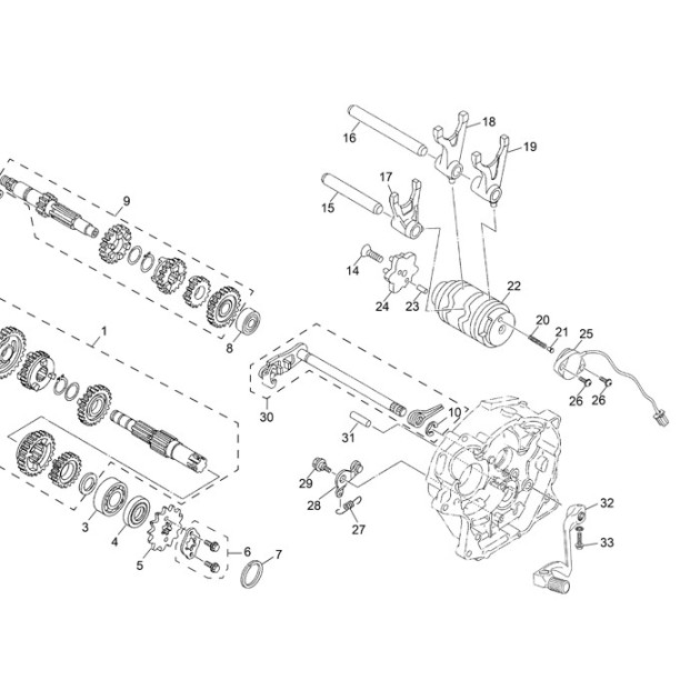 SHIFT SHAFT ASSY