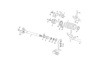 BUSH SELECTOR SHAFT 450/500 SEF