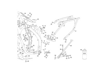 LEFT CYLINDER HEAD SUPPORT 125 SE 24