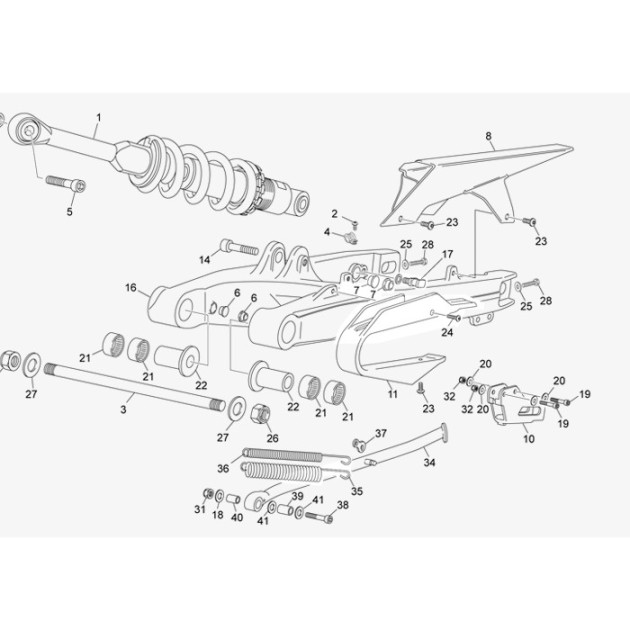 SPACER FOOT PEG 18.4