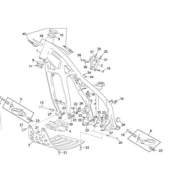 SWINGARM CHAIN PROTECTOR