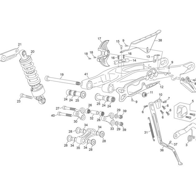 SPACER  SWING ARM