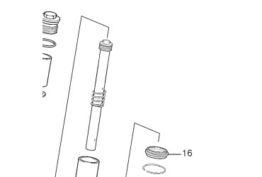 PAIOLI 41 MM FRONT FORK COMPLETE 125CC