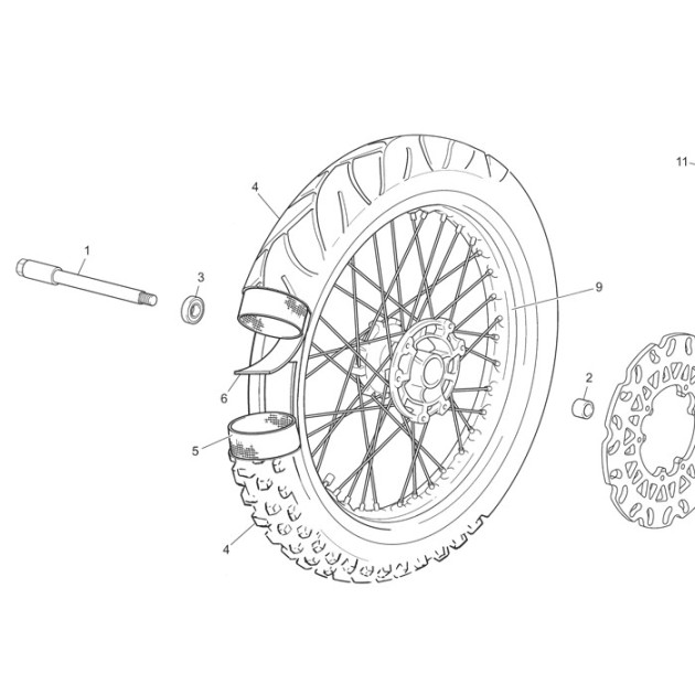 FRON TYRE SM 100/80.17