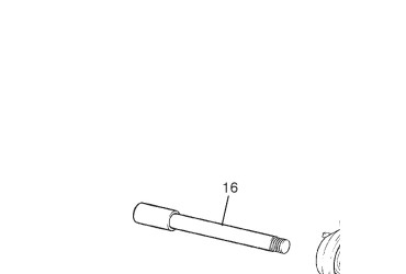 FRONT WHEEL AXLE