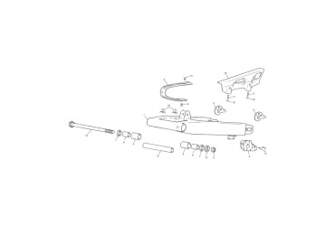 SWINGARM BRACE 50 ENDURO