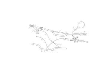 THROTTLE CABLE ENDURO 50