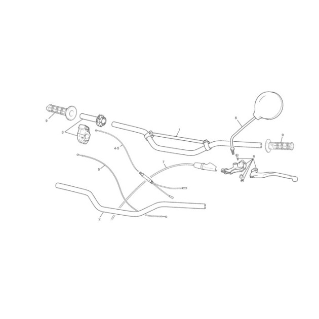 THROTTLE CABLE ENDURO 50