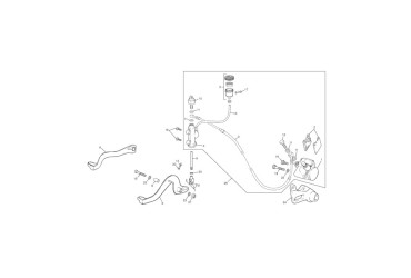 REAR BRAKE CALIPPER SUPPORT