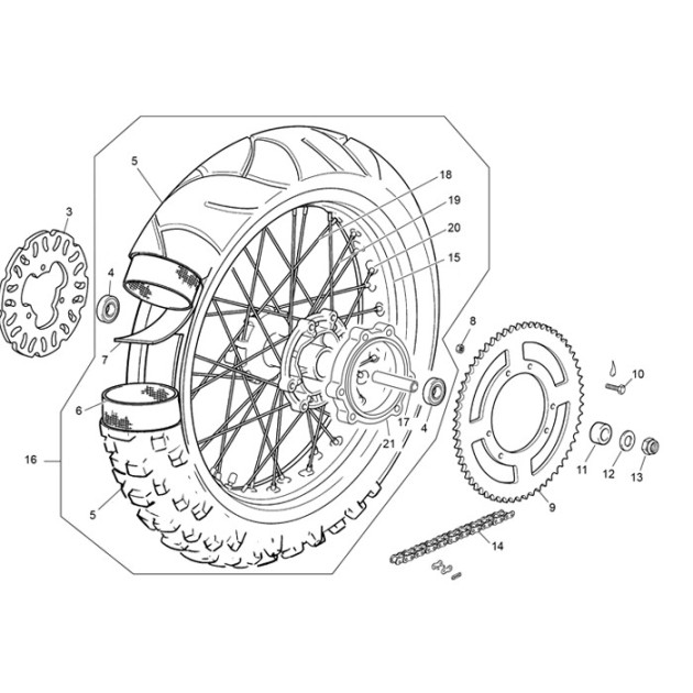 SPOCKE D3.5 /M4X0.7 L191
