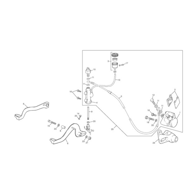REAR BRAKE PEDAL