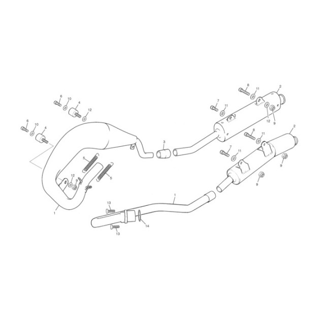 EXHAUST CATA SUISSE 50 END
