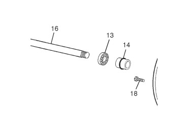 SPOKE REAR SM 197 X 3.08