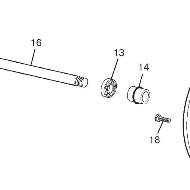 SPOKE REAR SM 197 X 3.08