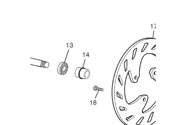 REAR RIM SM.50 BLU