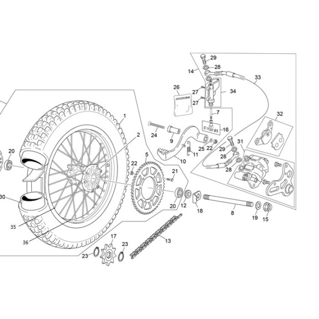 CHAIN TENSIONER 50/125 06