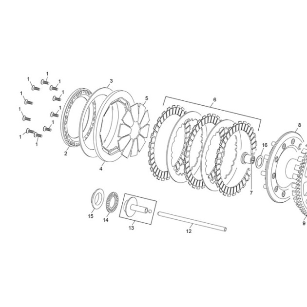 DIAPHRAGM SPRING ED 133