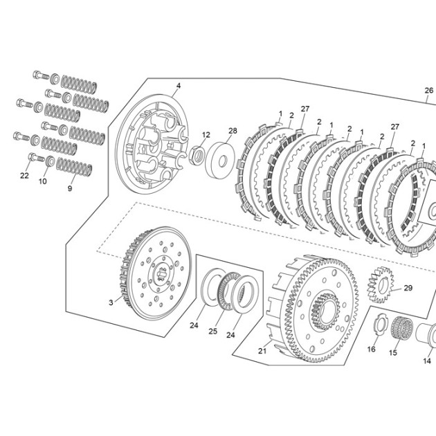 SCREW CLUTCH SPRING