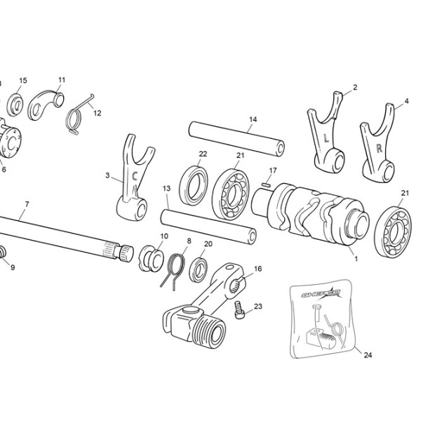 SPACER SPRING SHIFT LEVER