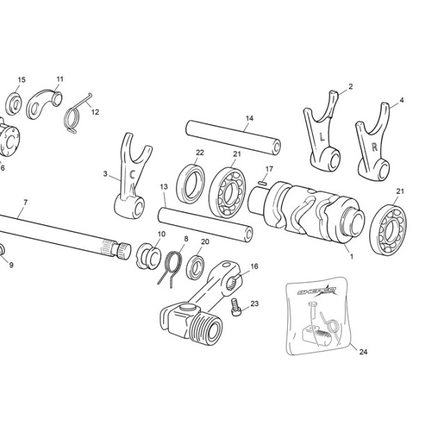 FORK SPINDLE
