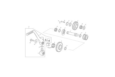 KICKSTART PEDAL (CHANGE BY 3428)