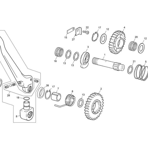 NEEDLE BEARING K17X21X10