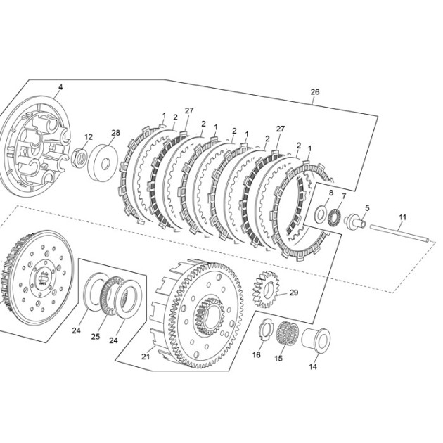 NEEDLE BEARING 25X33X24