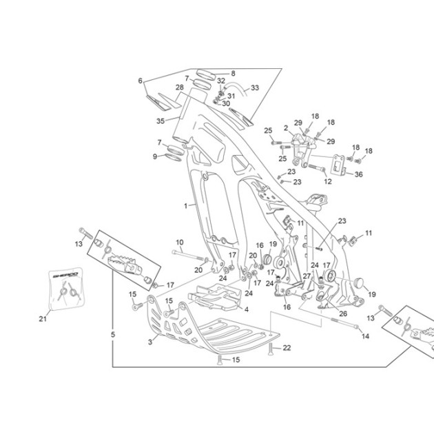 FRONT PIN ENGINE 10X116 ZI.NII.TR.