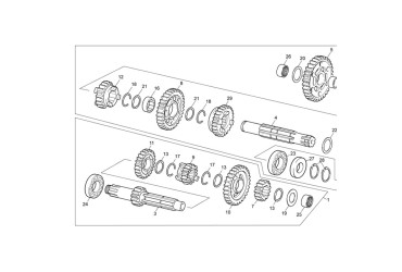 GEAR CLUTCH SHAFT EVOL 2