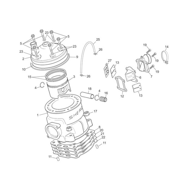 PISTON  125CC  "B"