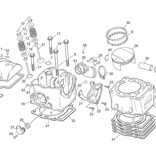COVER SHAFT CAM GASKET 0.5 mm TRIAL