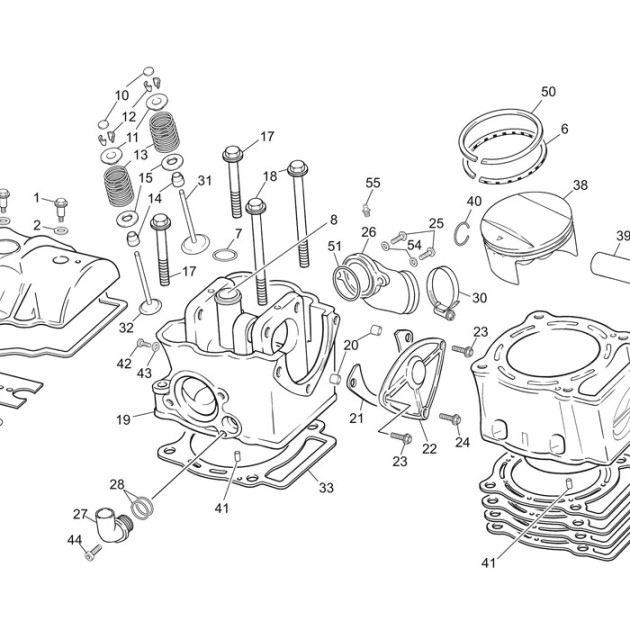 CILINDER HEAD GASKET 4T TRIAL 0.8MM